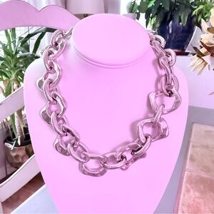Uno De 5O Chunky Chainlink Necklace